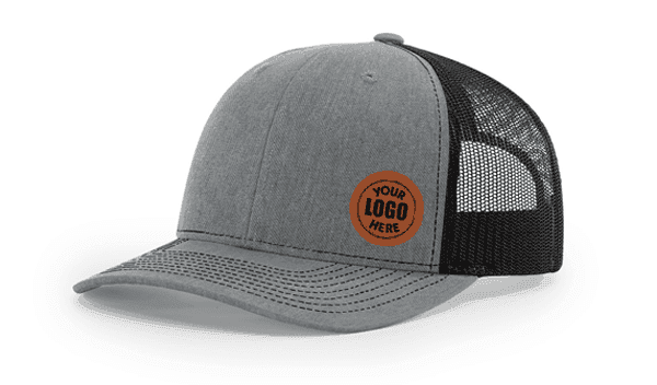 Product image of Small Leather Patch Trucker Hat