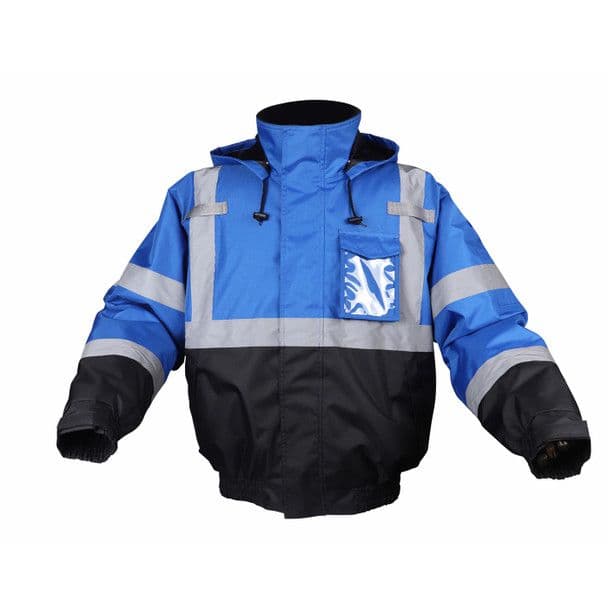 Product image of ANSI Hi-Vis Blue Bomber Jacket