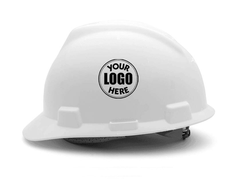 Product image of 3" x 3" Permanent UV Sticker for Hard Hats